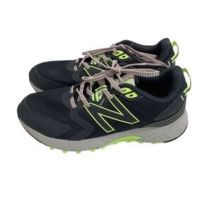 New Balance Black and Green Trail Sneakers Modern Design NWOT